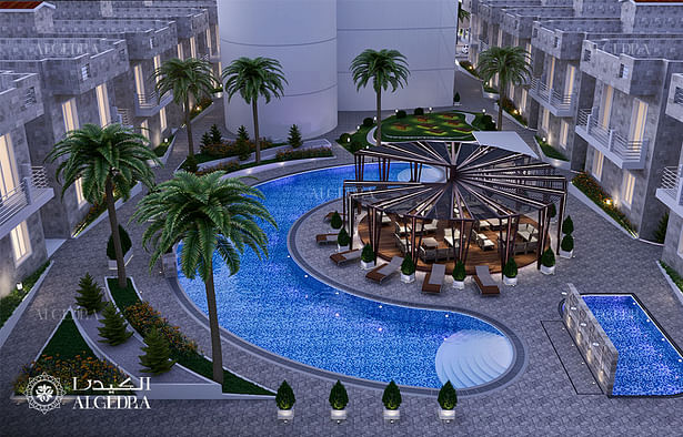 Resort in Oman pool design