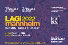 LAGI 2022 Mannheim Competition invites designs for beautiful renewable energy landscape at site of BUGA 23