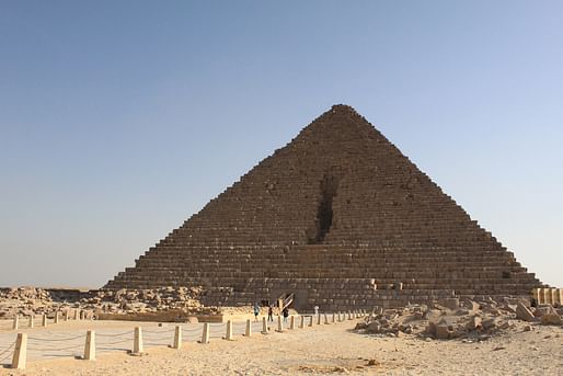 The Great Pyramid of Menkaure in Giza as it appeared in 2020. Image: Vincent Brown/Flickr (CC BY 2.0 Deed)