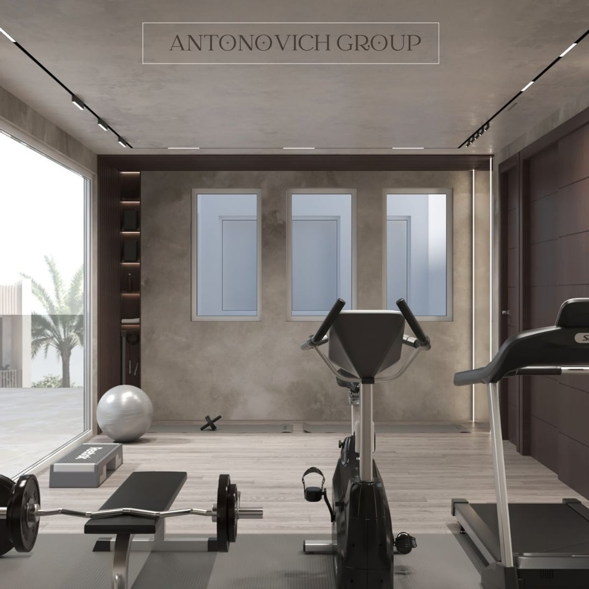 Gym Interior Design and Fit-out | Luxury Antonovich Design | Archinect