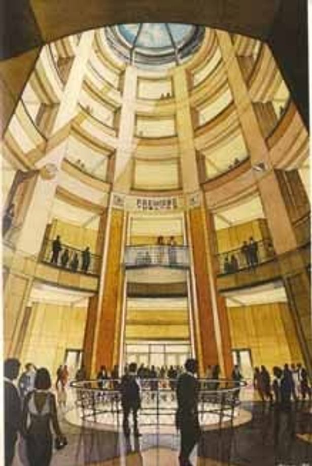 Rendering of the Grand Rotonda