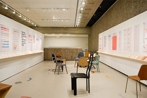 “A Seat at the Table” at the Yale School of Architecture. Photo: Kay Yang, via Curbed.