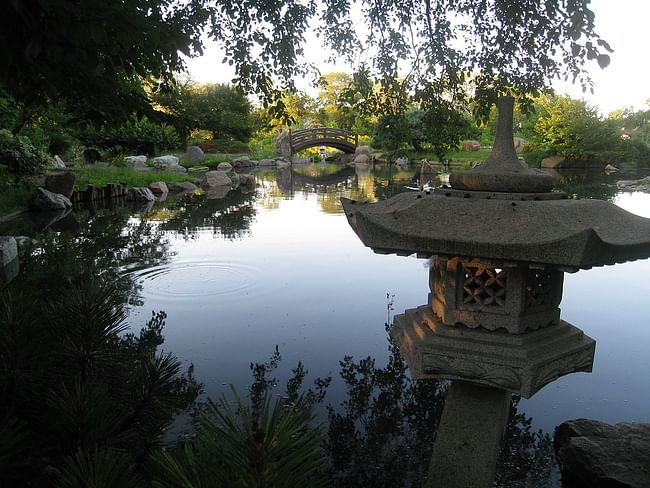 The Osaka Garden in Jackson Park. image via wikimedia.org