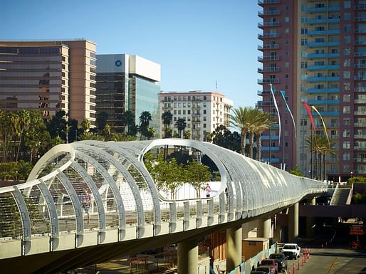 Rainbow Bridge by SPF:a located in Long Beach, CA. Image: SPF:a.