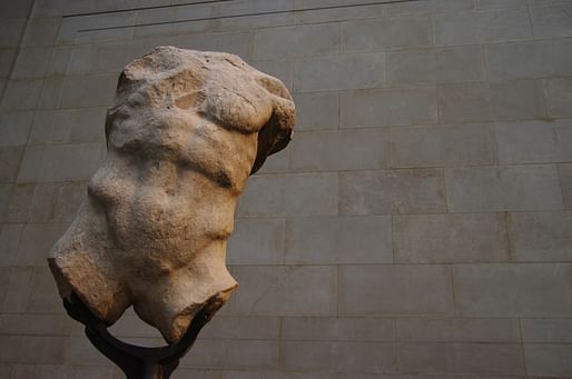  A torso from the Elgin Marbles displayed at the British Museum. Image courtesy Wikimedia Commons.