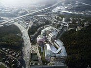 Winning design proposal I-Square in Seoul, South Korea, by Haeahn Architecture