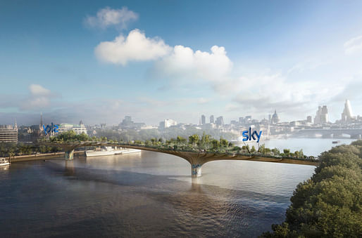 A rendering of the Garden Bridge by Heatherwick, with some minor adjustments by the author. Credit: Heatherwick Studio