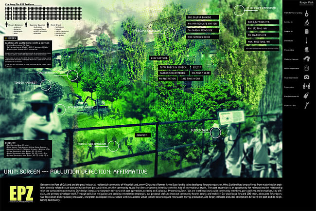Environmental Impact, Second Place: Ecological Processing Zone (EPZ), Oakland, United States