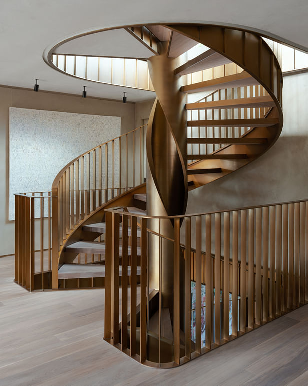 Spiral stair, real life photo
