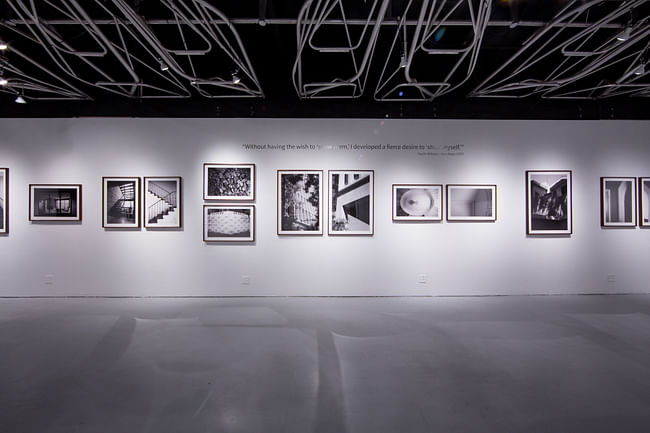 Photographic work of Jenna Ireland during her exhibition, 'There is only one Paul R. Williams. A Portrait by Janna Ireland.' Image courtesy of the Julius Shulman Institute