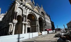 Venice installs temporary glass barriers at St Mark’s Basilica to prevent flooding