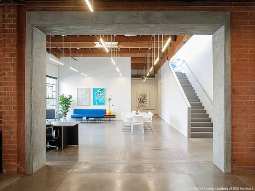 Related on Archinect: <a href="https://archinect.com/1100architect/project/brand-new-school-office-santa-monica">Brand New School Office, Santa Monica by 1100 Architects</a>. Image credit: Nikolas Koenig