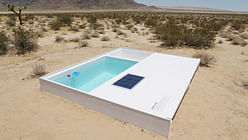 This secret swimming pool in the Mojave desert could be all yours...