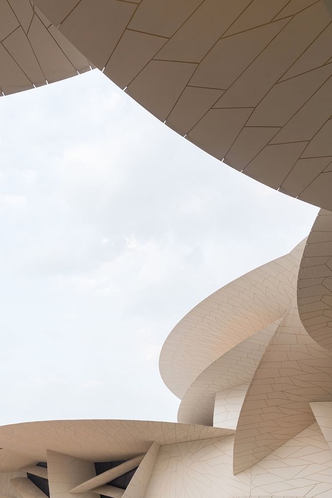National Museum of Qatar designed by Jean Nouvel. Photo: Iwan Baan.