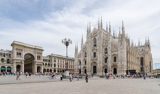 Milan is retrofitting its urban streets for pedestrian use. Image courtesy of Wikimedia Commons / Steffen Schmitz.