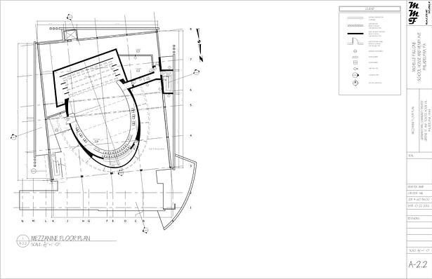 A-2.2 MEZZANINE FLOOR PLAN