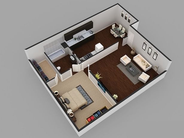 Architectural Floor Plan Rendering