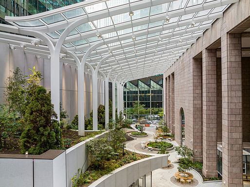 Archtober's Building of the Day on Friday, Oct 6: 550 Madison Avenue Garden. Photo: Barrett Doherty.