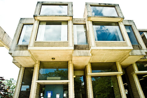 The Brutalist-style Orange County Government Center in Goshen, N.Y., closed since 2011, and designed by Paul Rudolph, may get a shot at preservation. Credit Randy Harris for The New York Times 