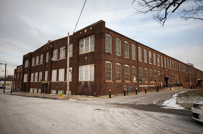The adaptive reuse project will be this former tobacco warehouse at the edge of campus. Image courtesy of the University of Kentucky College of Design
