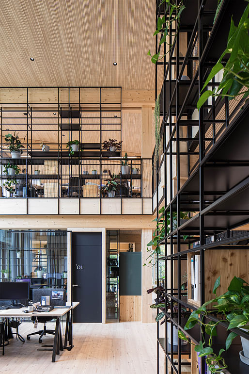 <a href="https://archinect.com/news/article/150213148/sn-hetta-s-recently-completed-hq-for-adventure-travel-company-features-a-green-curtain-of-climbing-plants">ASI Reisen Headquarters</a> by Snøhetta. Photo: Christian Flatscher.