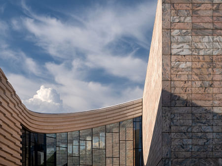 Related on Archinect: Snøhetta's Joslyn Art Museum expansion teases first photos ahead of September opening. Image credit: Nic Lehoux, courtesy of the Joslyn Art Museum.