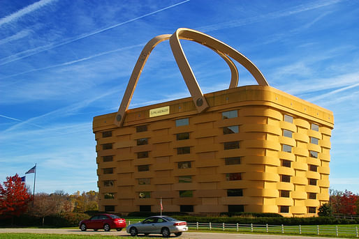The former HQ for The Longaberger Company opened in 1997. The company however struggled and eventually went out of business in 2018. Photo: Niagara66/Wikimedia Commons.