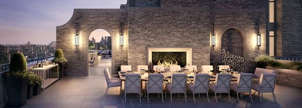 Rendering of Penthouse A roof Terrace