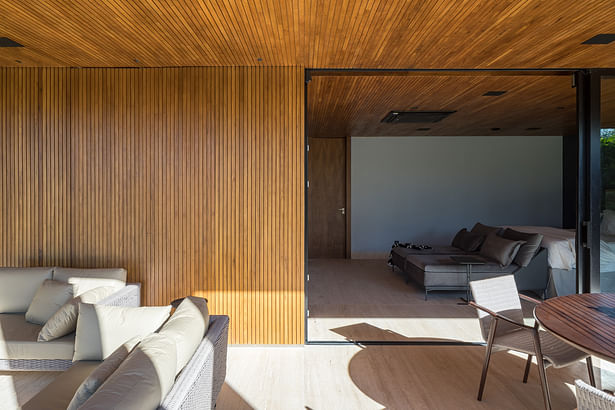 Bedroom and Terrace - Photo by Haruo Mikami 