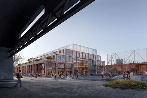 Tårnkvartalet in Fornebu, Norway, by Haptic Architects and PIR2 was the Overall Winner in the 2024 AR Future Projects Awards. Image credit: Haptic Architects and PIR2