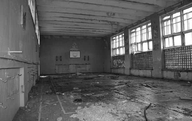 Before - Disused gym in Cremona city - Lombardia, Italy.