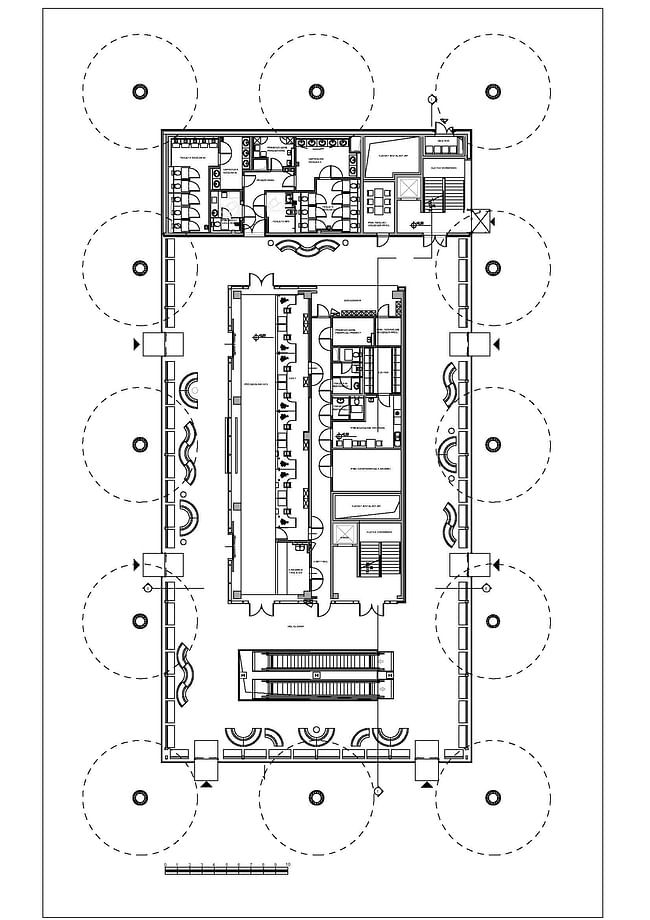 Upper floor plan. Image credit: Tremend Architecture Studio