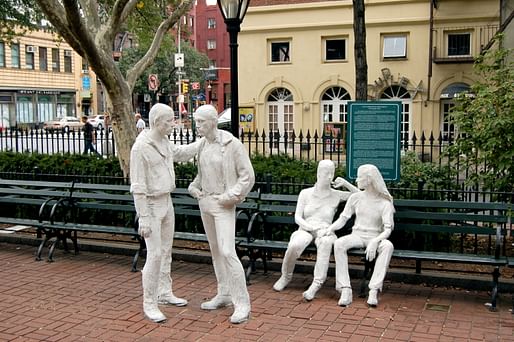 The Stonewall National Monument in New York City. Image: MarianOne/Flickr (CC BY-NC-ND 2.0) 