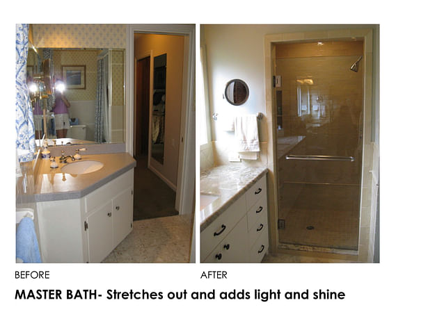 HOUSTON - Master Bath Before & After
