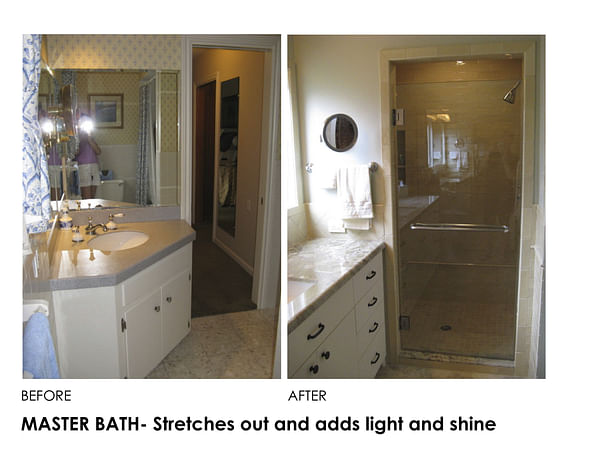 HOUSTON - Master Bath Before & After