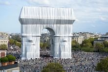 Christo and Jeanne-Claude’s wrapped Arc de Triomphe is open to the public