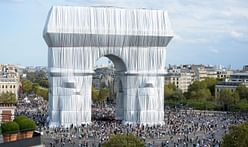 Christo and Jeanne-Claude’s wrapped Arc de Triomphe is open to the public