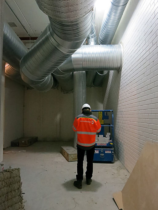 massive and snaking HVAC ducts A.D.Morley & J.A.Wong