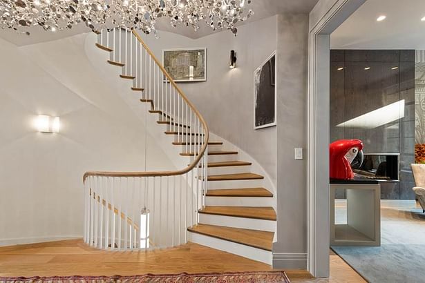 Townhouse feature stair