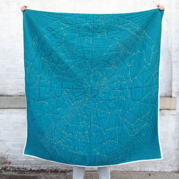 Constellation quilt (2013). Image courtesy Emily Fischer.