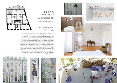 LARGO RESIDÊNCIAS | an antique tile factory turning into an art exhibition centre and residence for artists in Largo do Intendente in Lisbon, Portugal.