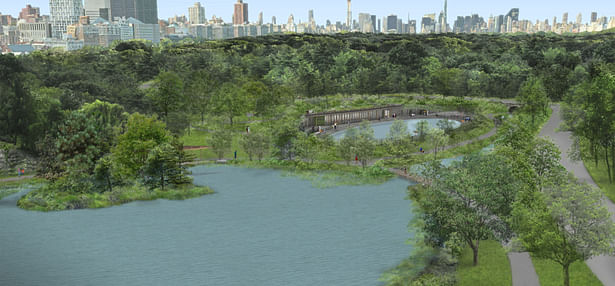 team rendering of overall project site