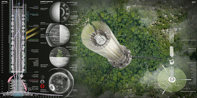 Honorable Mention: Pandemic Emergency Skyscraper by Ngo Thanh Ha Tien, Dao Duy Tung (France)