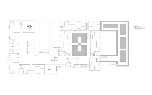 Level 4 Floor Plan - Example of apartment level