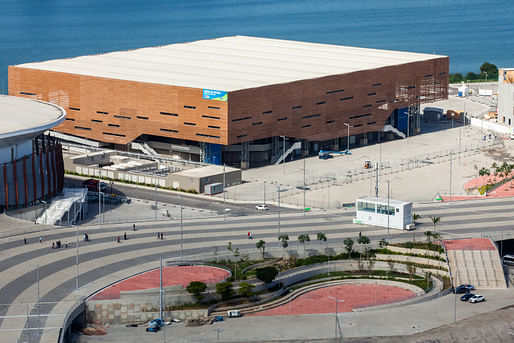 Arena de Futuro (Future Arena), the handball stadium for Rio's 2016 Olympics. Image via Wikipedia.