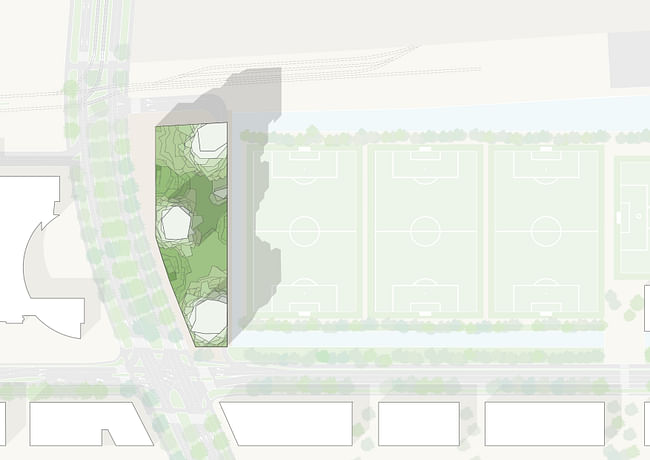 Siteplan. Image courtesy MVRDV.