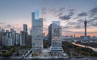 Aedas-Designed Guangzhou Vanke Centre— A Lighting Box on the Banks of the Pearl River