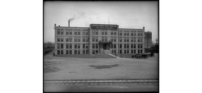 Live Stock Exchange bldg., Denver photo by McClure, Louis Charles, 1867-1957 via https://digital.denverlibrary.org/digital/collection/p15330coll22/id/4137