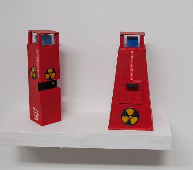 Models of the Radiation Sensors and Outposts