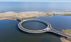 Take a look at Rafael Viñoly's new circular bridge in Uruguay